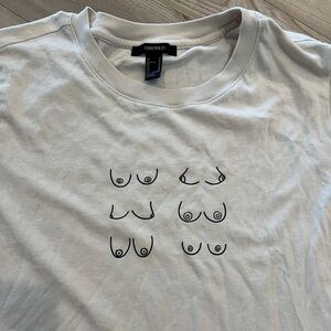 Forever 21 Breast Cancer er Awareness Cream Tee